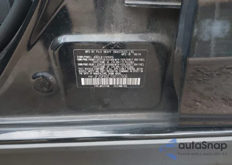 2016 Subaru Crosstrek 2.0I Premium from USA, damaged, VIN JF2GPADC7GH337606